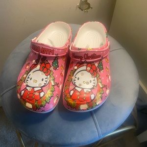 Hello Kitty Christmas Crocs